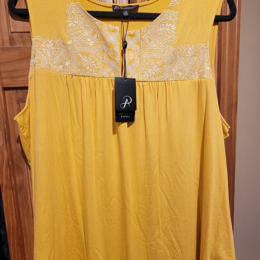 Adrianna Papell sleeveless tunic